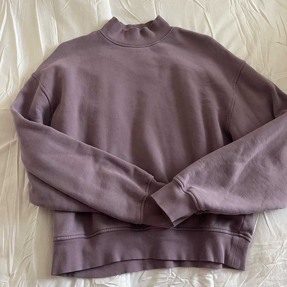 Aritzia Tna Mock Neck Sweatshirt